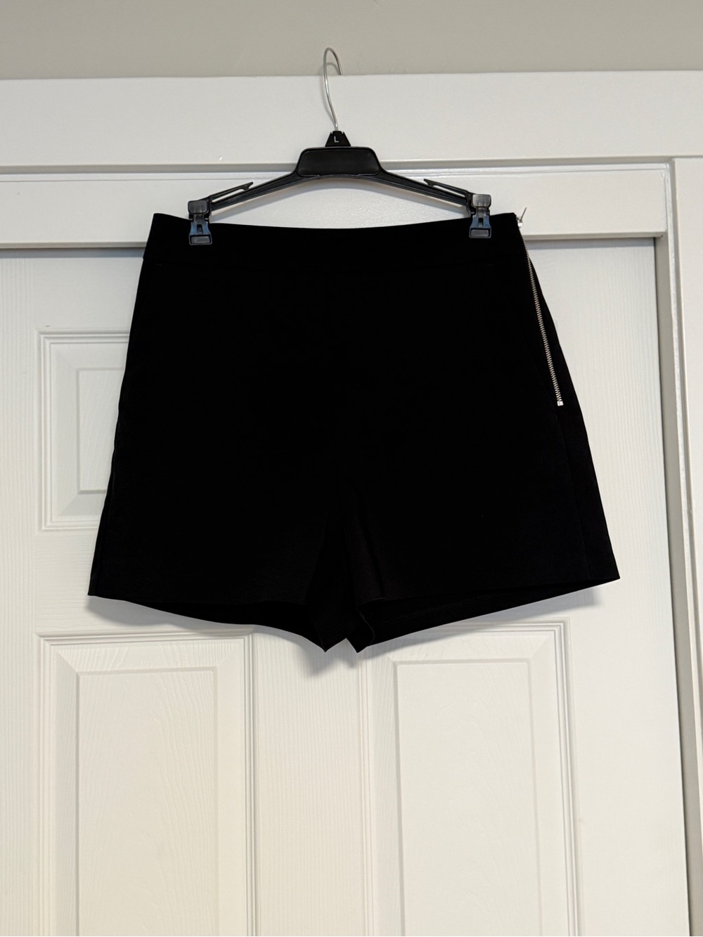 Express Black Women's Dress Shorts with Side Zip